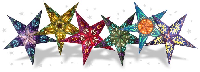 paper star lanterns